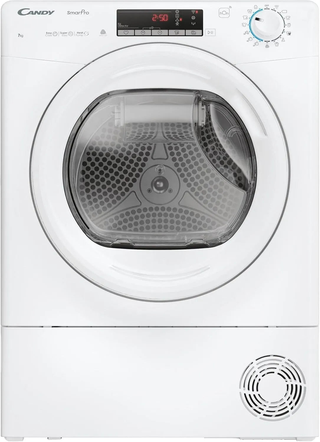Candy CRO4 H7A2TE-S Asciugatrice, 48 cm, 7 kg, classe energetica E, Wi-Fi, stretto, Woolmark CRO4 H7A2TE-S