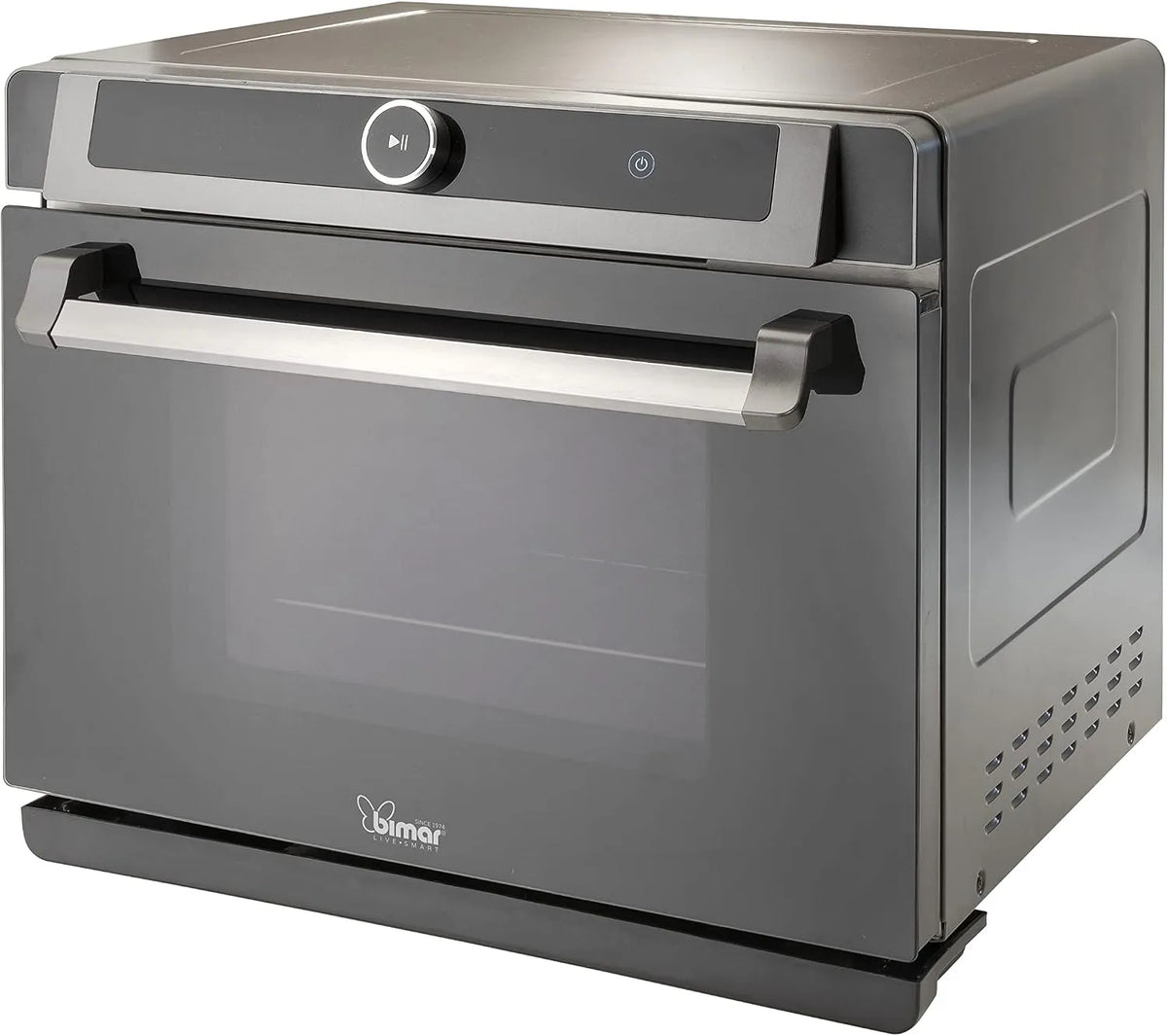 Forno elettrico, 40 L, 31 programmi, Bimar B400, vapore, acciaio inox, Friggitrice ad Aria Calda XXL, Air Fryer, Frittura senza Olio, Cuoce a Bassa