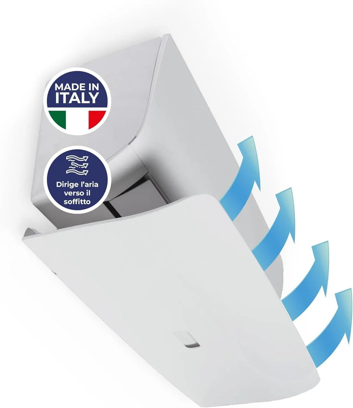Dell Condizionatore, 80×30CM, professionale, CLIMIK EXTRA, MADE IN ITALY, ADATTO PER SPLIT, PROGETTATO PER DISTRIBUIRE L'ARIA ALL'INTERNO
