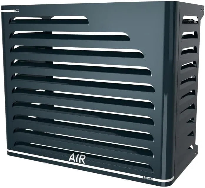 Condizionatore, esterno, montaggio a parete, acciaio inox, Staffe INOX Regolabili, Protezione Unità Esterna, Box Air Klima Cover Clima Curve S