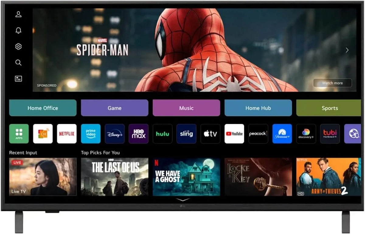 LG 50UA751C0LA Smart TV, 50 pollici, televisore, 4K UHD, Wi-Fi, DVB-T2, IA Integrata
