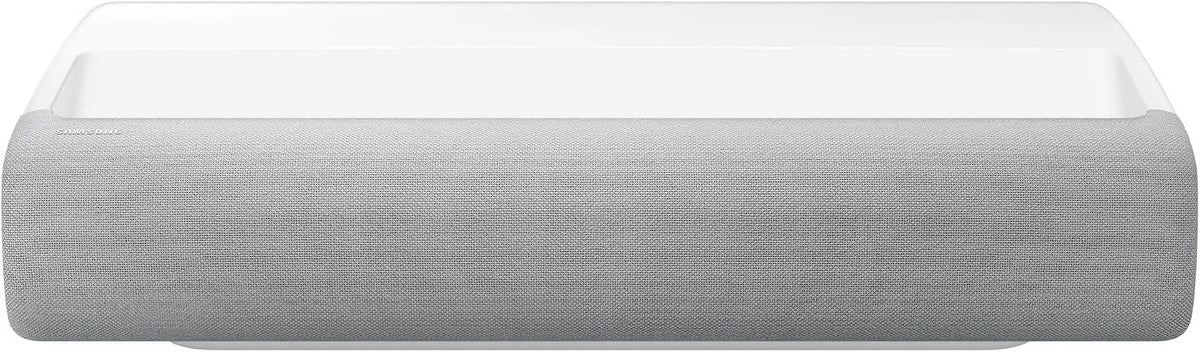 Samsung LSP7T Proiettore, 120 pollici, 4K UHD, videoproiettore, 2200 ANSI Lumen, Suono potente 2, 2 canali 30 Watt, Tecnologia Laser 4K, 2023