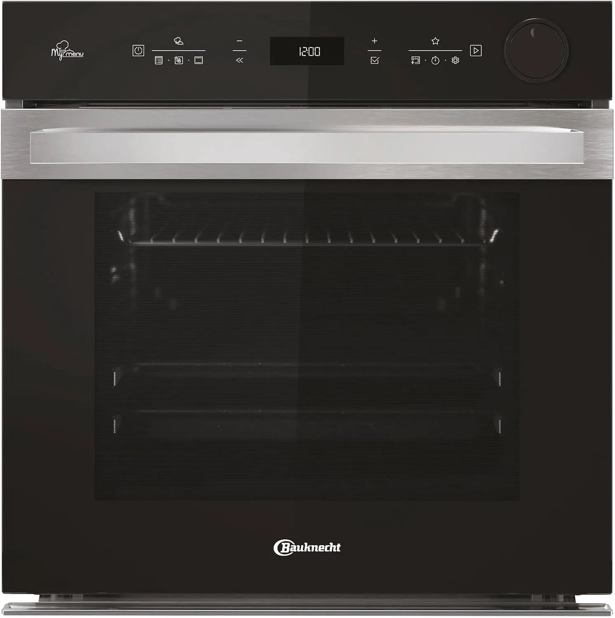 Bauknecht BIK5S DP8F2 Forno elettrico, classe energetica E, da incasso, vapore, ES AirFry & Steam, idrolisi FlexiClean e pirolisi, Soft Steam