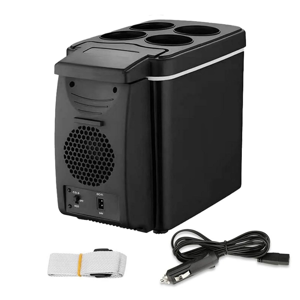 Dell Congelatore, 6 L, vano congelatore, freezer verticale, Frigorifero elettrico per frigorifero e congelatore 2 in 1, frigorifero compatto per auto