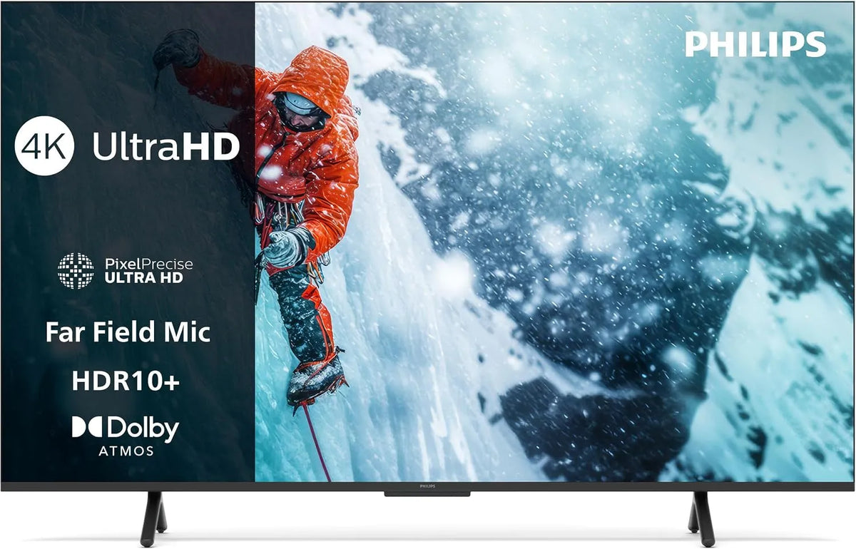 Philips 65PUS7200 Smart TV, televisore, 4K UHD, audio Dolby, pannello IPS, Google Assistant, Alexa e Siri, Display 65'' con piattaforma Titan OS