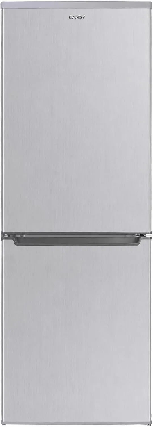 Candy CHCS514EX Frigorifero combinato, 207 L, 55 x 58 x 151 cm, classe energetica E, libera installazione, 2 zone di temperatura, argento, Luce LED