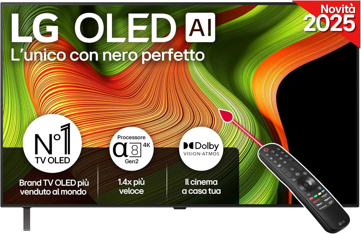 LG OLED48B56LA Smart TV, 48 pollici, televisore, 4K UHD, Serie B5 2025 Smart TV 4K - OLED48B56LA