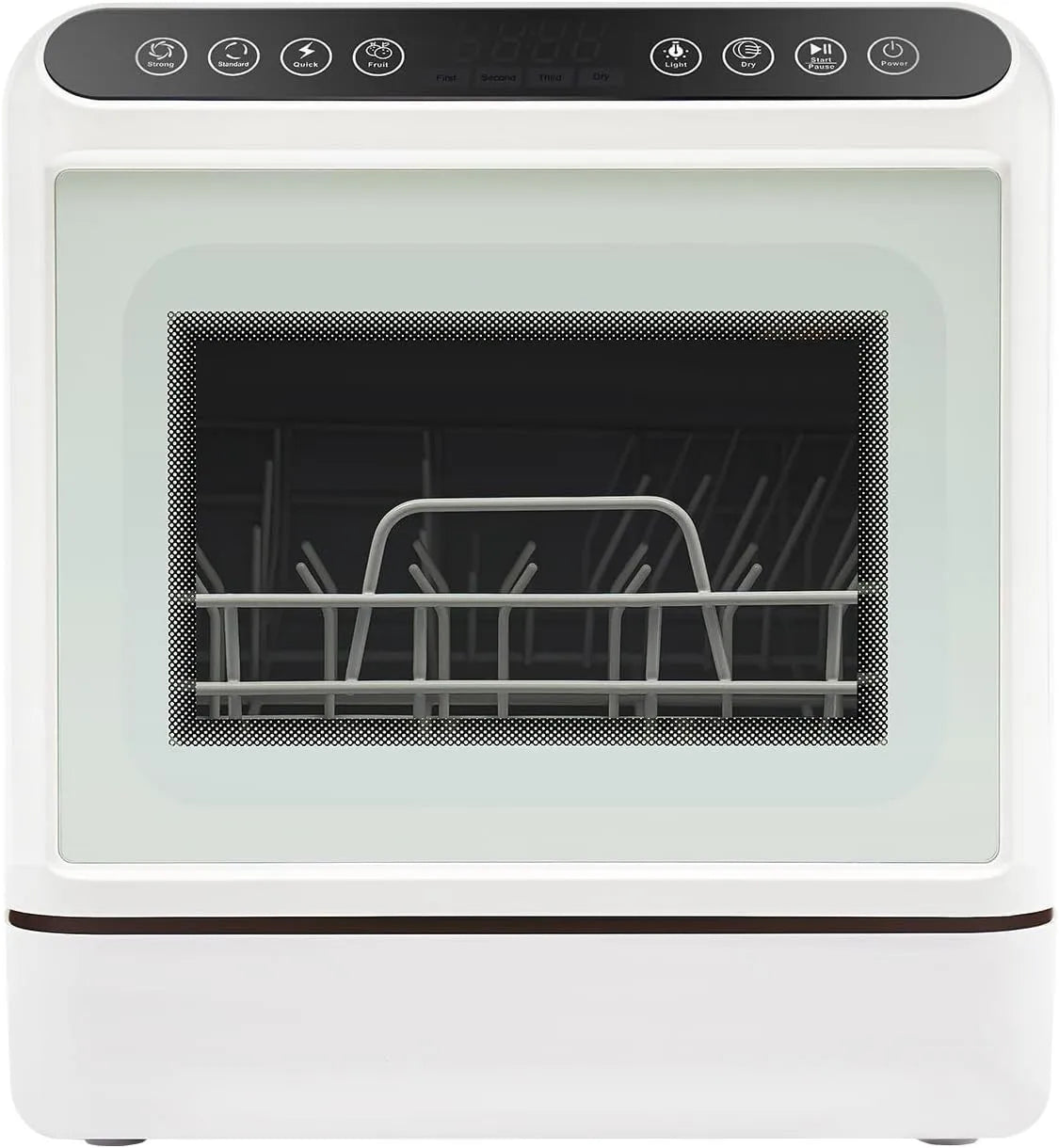 Dell Lavastoviglie, 5 L, 5 programmi, touch, ampio serbatoio, mini lavastoviglie, asciugatura ad aria calda, risparmio di acqua per