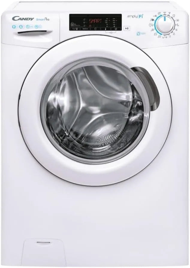 Candy 1295T3-S Lavatrice, 16 programmi, 9 kg, Wi-Fi, Bluetooth, vapore, Lavatrice Candy Smart Pro CSO 1295T3-S 9 Kg 1200 Giri Carico Frontale 16