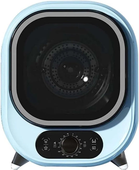 Asciugatrice, 5 kg, portatile, montaggio a parete, blu, Capacità Di Carico 0, 8Kg, Perfetta per L'uso Su Bancone O a Parete, Compatta, Blue