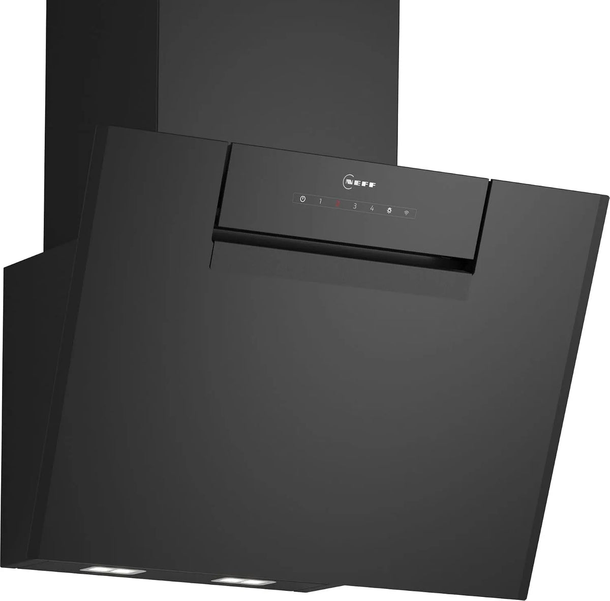 NEFF D65IFN1S0 N50 Piano cottura, 60 cm, montaggio a parete, touch, illuminazione a LED, Cappa aspirante da parete, controllo della cappa basata sul