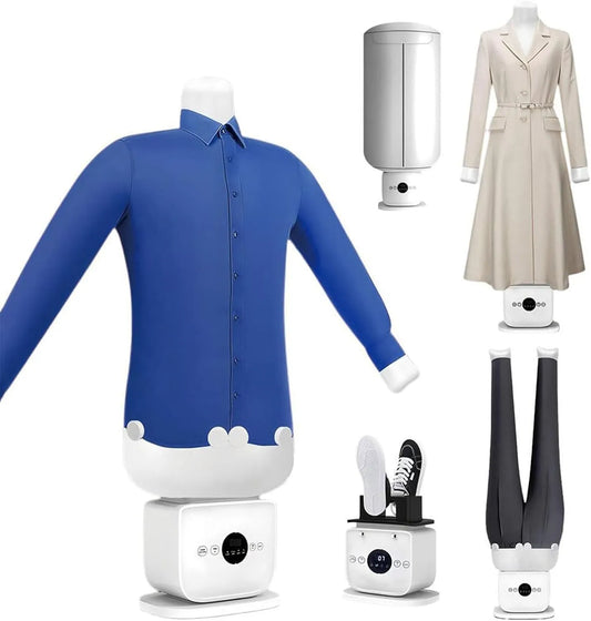 Asciugatrice, timer, tecnologia del flusso d'aria regolabile a 360°, senza punti ciechi per camicie e pantaloni