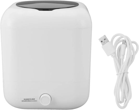 Lavatrice, IP65, 3 livelli, USB, bianco, Drenaggio Automatico Impermeabile, Bianca