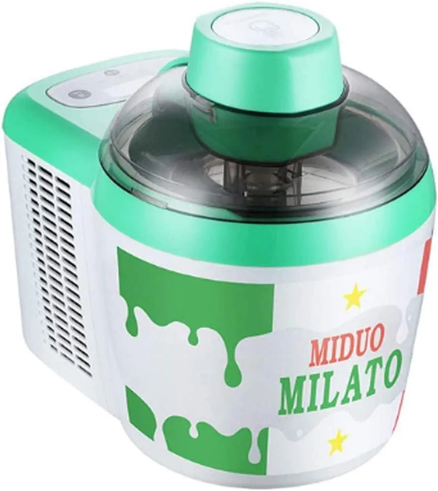 Congelatore, freezer verticale, rosso, Verde, Macchina per Gelato con Congelatore Incorporato Macchina per Gelato Automatica da 600 ML con misurino