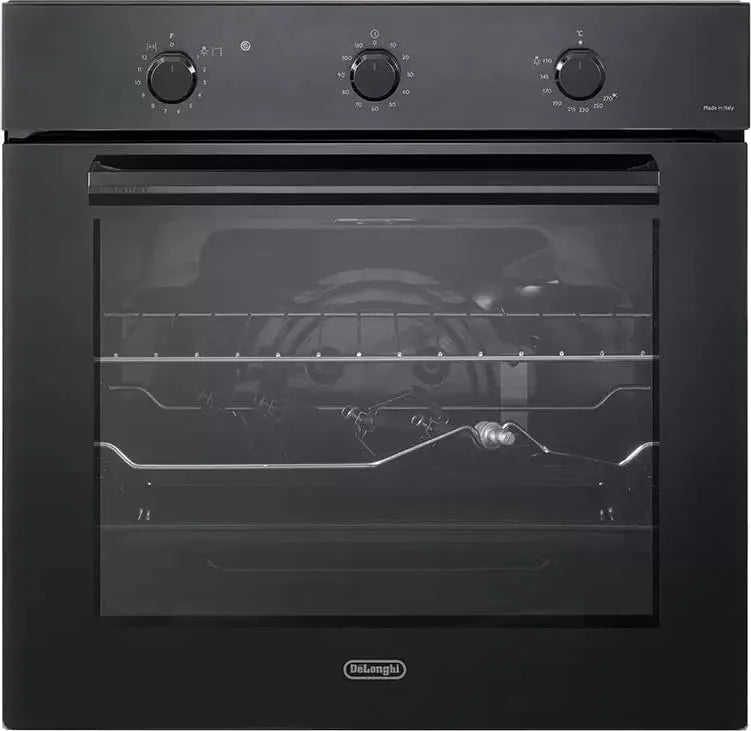 Forno elettrico, 71 L, classe energetica E, nero, FGE 6 NL, 71 Litri, Multifunzione
