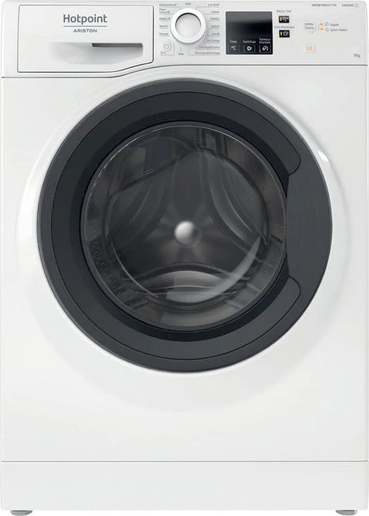 Lavatrice Nf97wk, 9 kg, Inverter, vapore, Hotpoint Lavatrice 9kg Invertervapore A-10% 1400 Giri Nf97wk It