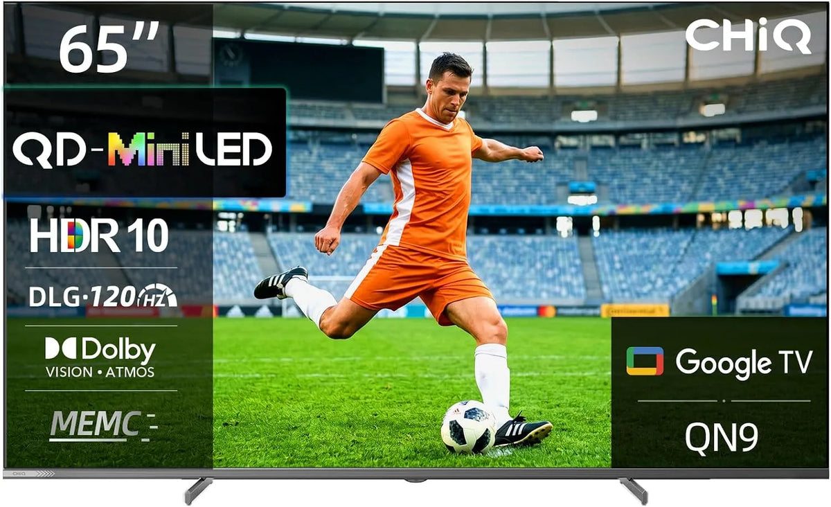 Smart TV, 65 pollici, 60 Hz, televisore, CHiQ M65QA9, 4K UHD, QLED, HDR, Dolby Vision & Atmos, HEVC Main 10, 60Hz MEMC & Local Dimming, HDR10