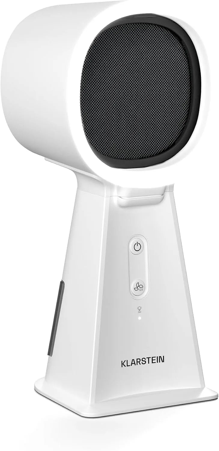 Klarstein Cappa aspirante, 200 m3/h, cappa da cucina, portatile, bianco, Compatta & Potente, ora, Filtro Multistrato, Base Antiscivolo, Ideale per