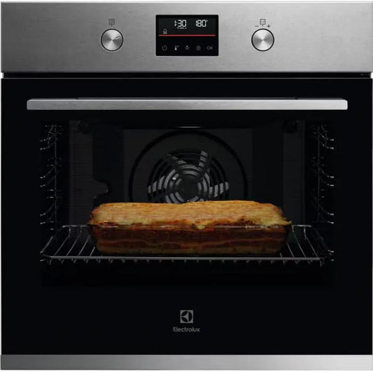 Forno elettrico KODFP46X, 60 cm, 72 L, classe energetica E, da incasso, grill, vapore, acciaio inox