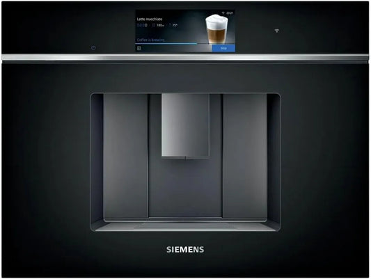 Siemens iQ700 CT718L1W0 Macchina da caffè, 59, 4 cm, da incasso, vapore, ceramDrive - macinino in ceramica senza usura