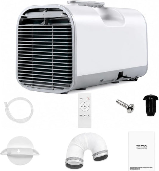 Condizionatore, 420 W, portatile, esterno, Condizionatore d'Aria Portatile da 4000 BTU