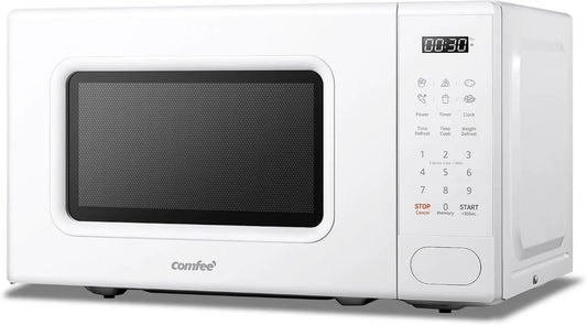 Forno a microonde CM-E202CC, 20 L, 700 W, scongelamento, bianco, 11 Livelli di Potenza, 6 Menù Preimpostati, 700W, 20L, COMFEE' Forno a Microonde