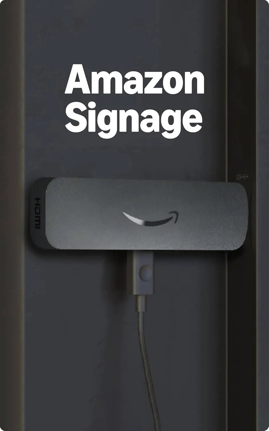 Prodotto Lettore multimediale per segnaletica digitale professionale con supporto 4K: per ogni tipo di azienda, Amazon Signage Stick, configurazione