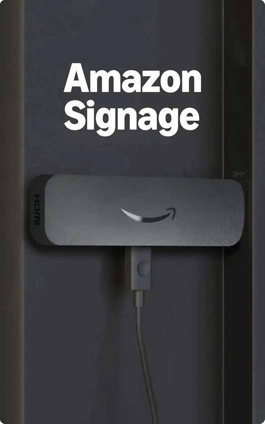 Prodotto Lettore multimediale per segnaletica digitale professionale con supporto 4K: per ogni tipo di azienda, Amazon Signage Stick, configurazione
