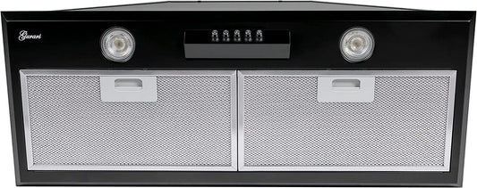 Cappa aspirante, 70 cm, 1000 m3/h, cappa da cucina, da incasso, nero, Il modello GCH B 051 70 BL+ tubo flessibile