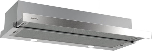 Cata Cappa aspirante, 97cm, classe energetica E, cappa da cucina, illuminazione LED, acciaio inox, CATA TF 2003 DURALUM 900 Cappa Aspirante Cucina