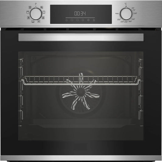 Beko BBIM12300X Forno elettrico, 72 L, classe energetica E, grill, acciaio inox, 72 litri, ventilato