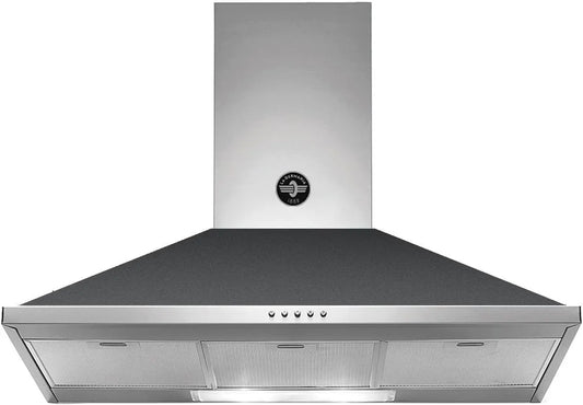Cappa aspirante KPL90PLAG1NEA, 600 m3/h, cappa da cucina, montaggio a parete, nero
