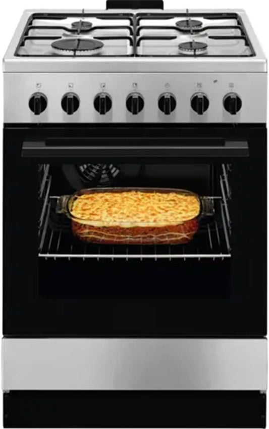 Forno elettrico LKK620010X, 60x60 cm, 4 fuochi, classe energetica E, acciaio inox, LKK620010X - Cucina a gas