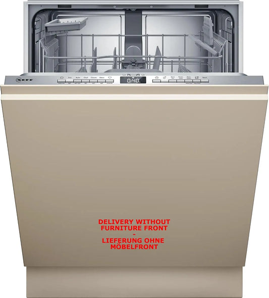 NEFF S175HTX04E Lavastoviglie, 60 cm, incasso totale, pulizia forte con Chef 70oC, cestello superiore regolabile in altezza, N 50, Smart lavastoviglie