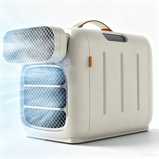 Condizionatore, portatile, Condizionatore portatile 4800 BTU, Condizionatore da Campeggio Cool+Heat