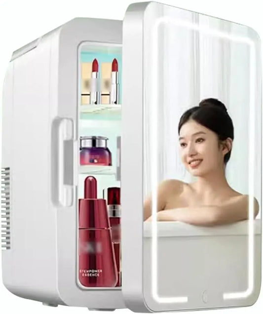 Frigorifero portatile, 12 L, mini frigo portatile, Cosmetici e Prodotti per la Cura della Pelle da 8, 12 Litri, Smart Home