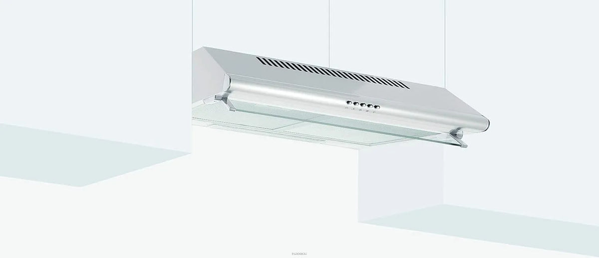 Cappa aspirante, 235 m3/h, 65 dB, cappa da cucina, Glem GHC631WH, bianco, Cappe, Condotta