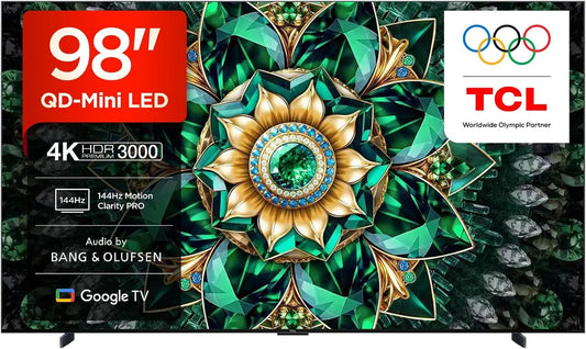 TCL 98Q7C 3.000nit Smart TV, 98 pollici, televisore, 4K UHD, HDR, Smart TV QD‐Mini LED 4K HDR10+ da 98'