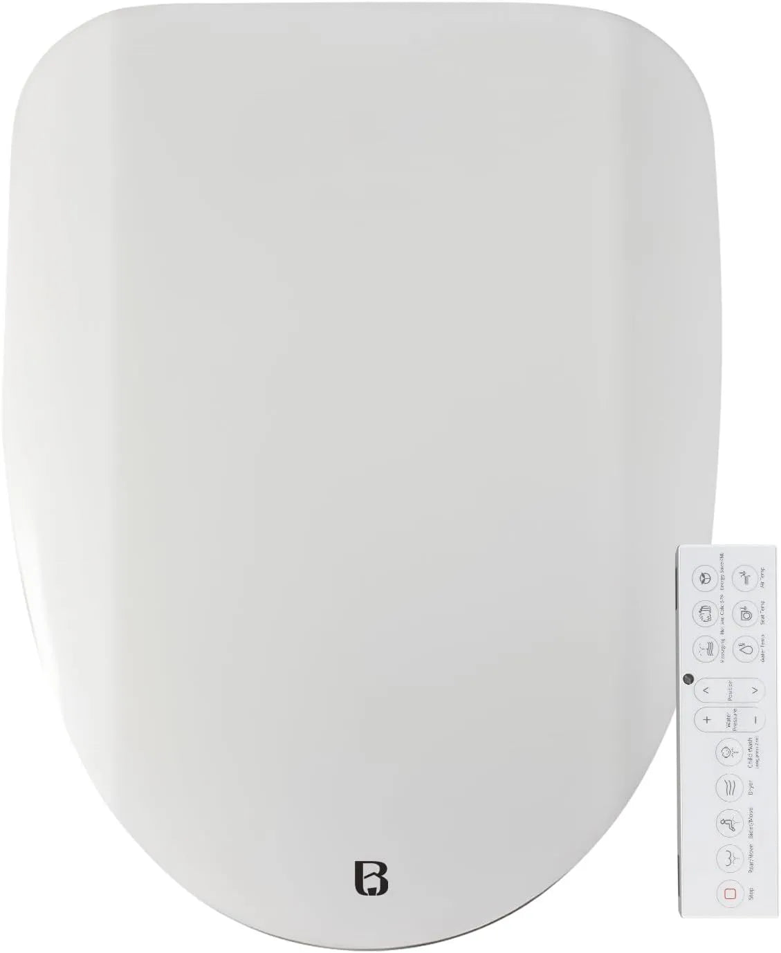 Asciugatrice FN3, Smart Bidet Toilet Seat, Sedile WC con Bidet, Allungato Toilet Seat Slow Close, Elettrico Riscaldato Bidet con Pre Wet, Acqua Calda