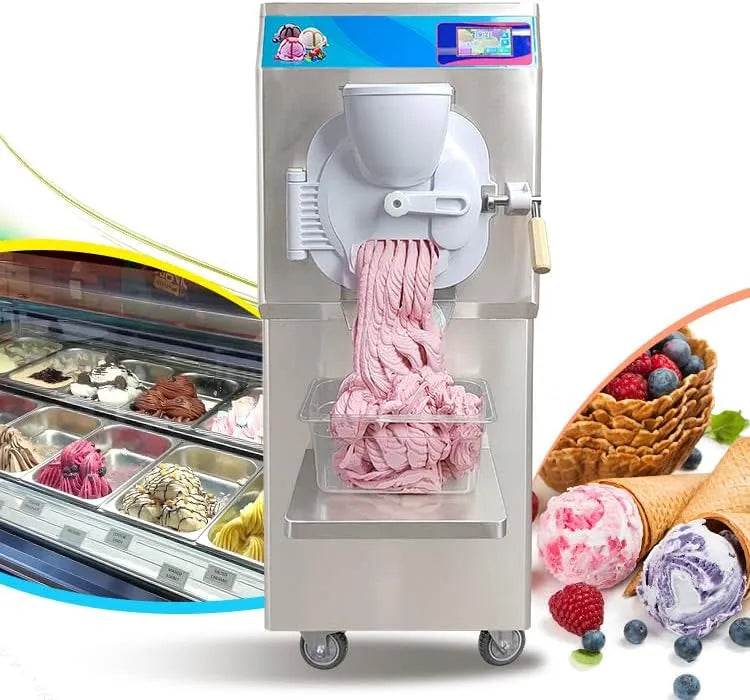 Congelatore, 14 L, professionale, freezer verticale, capacità del cilindro 14L, Macchina dura commerciale del gelato per la fabbricazione del gelato