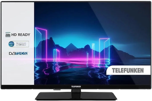Smart TV, 32 pollici, televisore, TELEFUNKEN TE32750S38YXD H.265, DVB-T2, nero, LED, HEVC