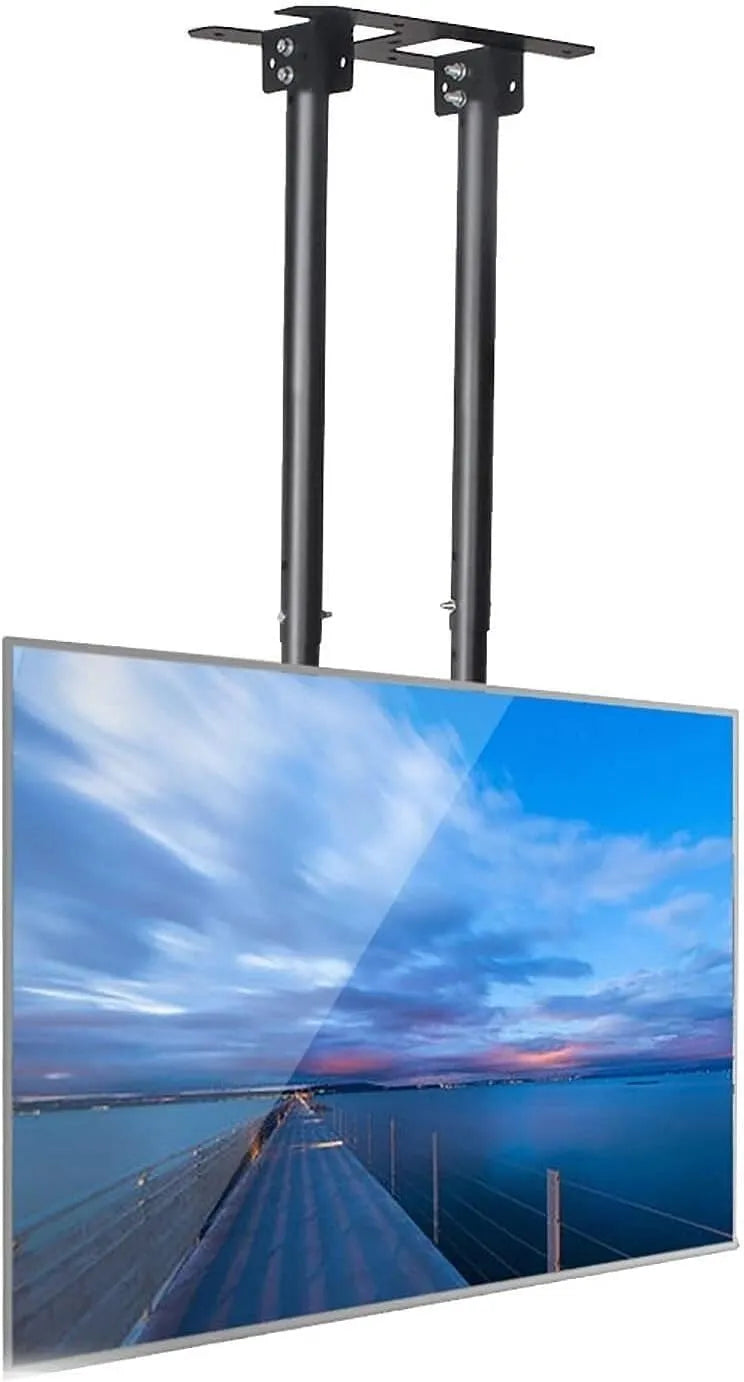 Smart TV, 900x600 mm, 900 × 600, televisore, display LCD, Supporto TV a Schermo Singolo a 2 montanti, LNNW Staffa di Montaggio TV a soffitto