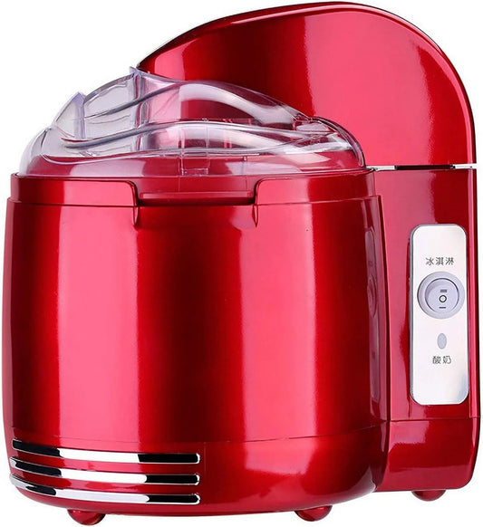 Congelatore, 5 L, freezer verticale, rosso, 2 l Rossa, 5 l e vaschetta per Yogurt da 1