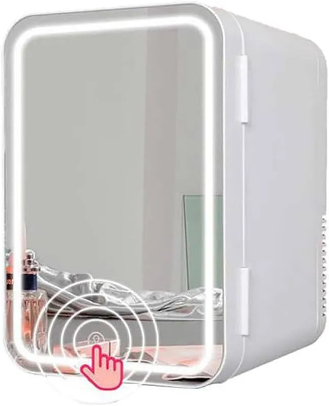 Congelatore, 8 L, trasporto di insulina e farmaci, freezer verticale, bianco, Mini Frigorifero Cosmetico, Bevanda A Cura Della Pelle Compatta Coretta