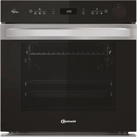 Bauknecht BIK5S DP8F2 Forno elettrico, classe energetica E, da incasso, vapore, ES AirFry & Steam, idrolisi FlexiClean e pirolisi, Soft Steam