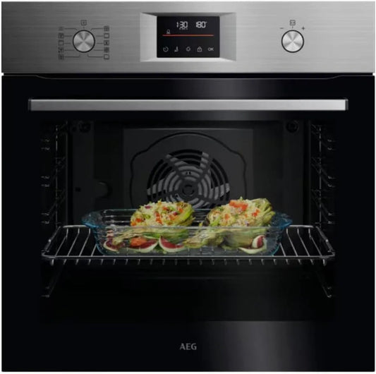 AEG Serie 5000 OU5PB40SM Forno elettrico, 72 L, 2990 W, da incasso, grigio