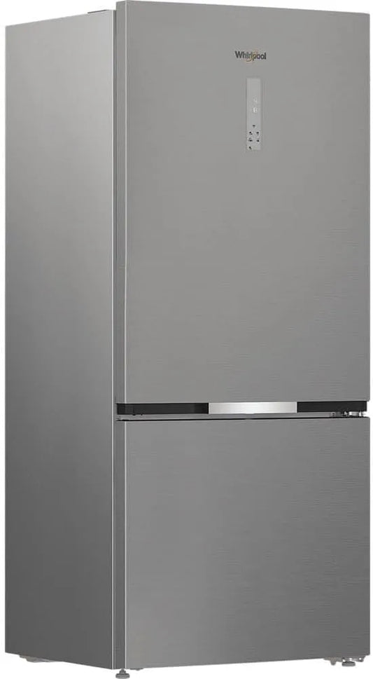 Whirlpool WHK2 X6E Frigorifero combinato, 83cm, classe energetica C, No Frost, libera installazione, acciaio inox, frigo con congelatore, 34 dbA