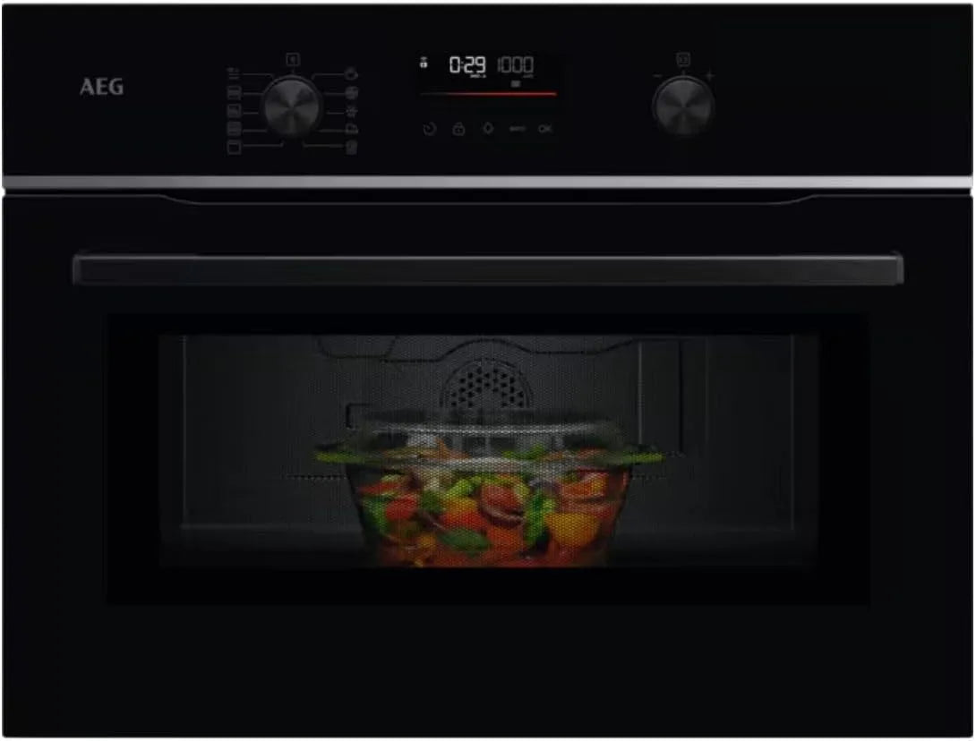 AEG TM5NK401B Forno a microonde, 44 L, 1900 W, grill, da incasso, nero