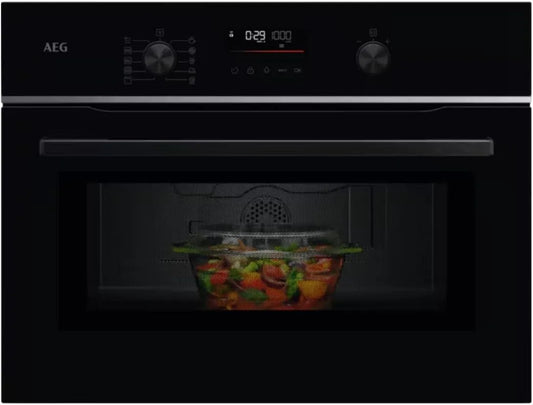 AEG TM5NK401B Forno a microonde, 44 L, 1900 W, grill, da incasso, nero