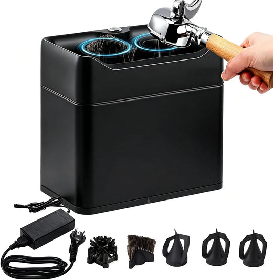 Prodotto espulsore Automatico del Fondo di caffè, Pulitore Elettrico per portafiltri Espresso, pulitore per cestelli con 3 Dimensioni di Raschietto